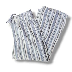 Naturals D&Co Striped Linen Relaxed Pant